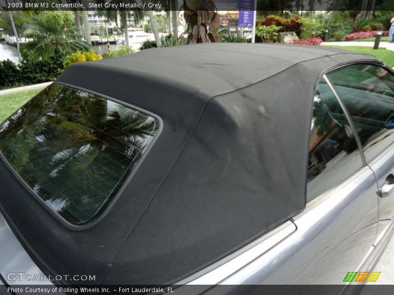 Steel Grey Metallic / Grey 2003 BMW M3 Convertible