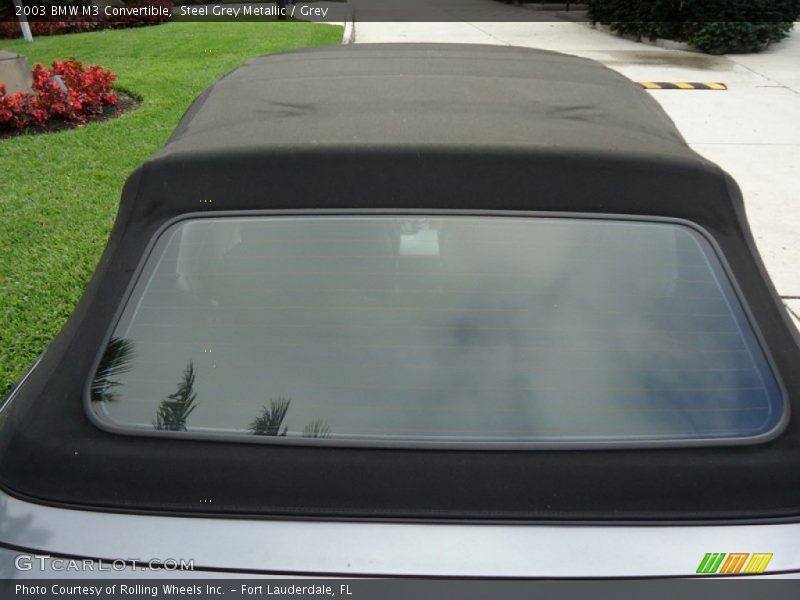 Steel Grey Metallic / Grey 2003 BMW M3 Convertible