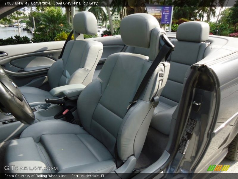 Steel Grey Metallic / Grey 2003 BMW M3 Convertible