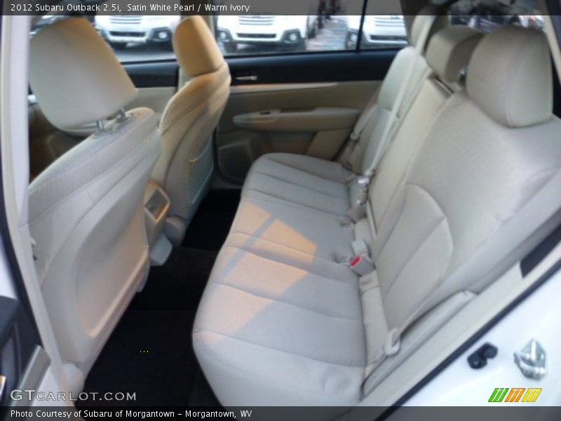 Satin White Pearl / Warm Ivory 2012 Subaru Outback 2.5i