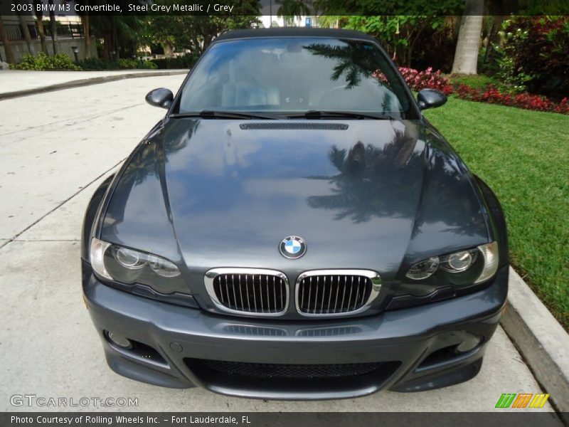 Steel Grey Metallic / Grey 2003 BMW M3 Convertible