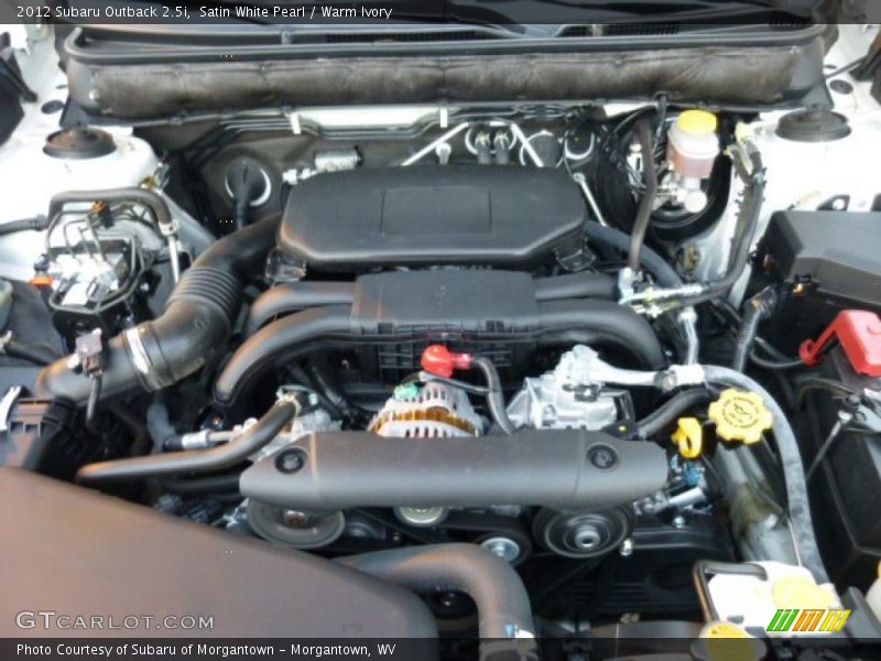 Satin White Pearl / Warm Ivory 2012 Subaru Outback 2.5i