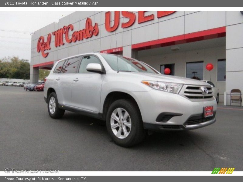 Classic Silver Metallic / Ash 2011 Toyota Highlander