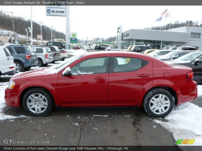Redline 2-Coat Pearl / Black 2013 Dodge Avenger SE