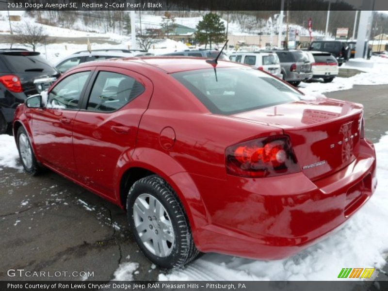 Redline 2-Coat Pearl / Black 2013 Dodge Avenger SE