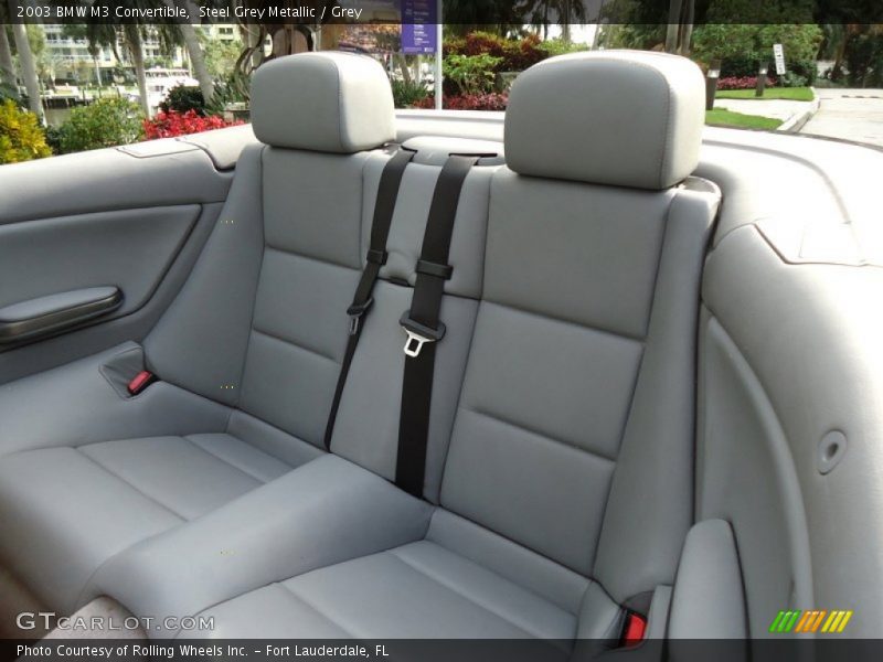 Steel Grey Metallic / Grey 2003 BMW M3 Convertible