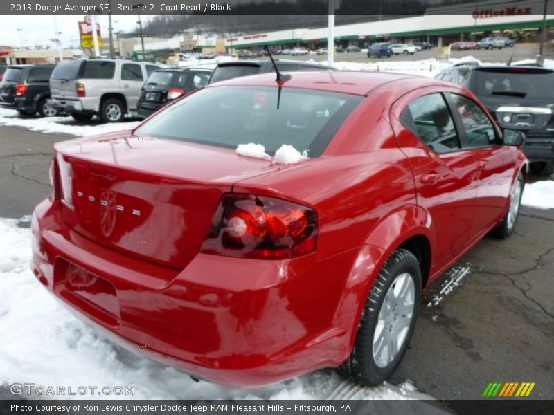 Redline 2-Coat Pearl / Black 2013 Dodge Avenger SE