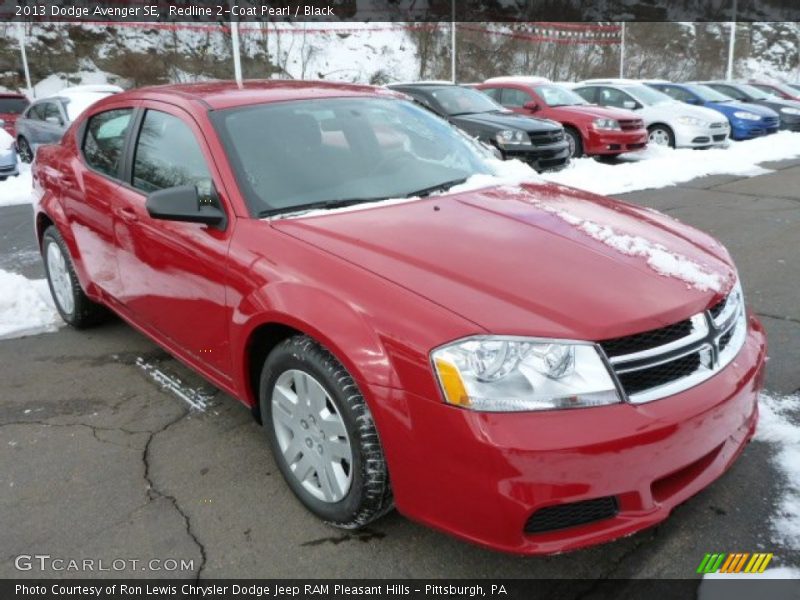 Redline 2-Coat Pearl / Black 2013 Dodge Avenger SE