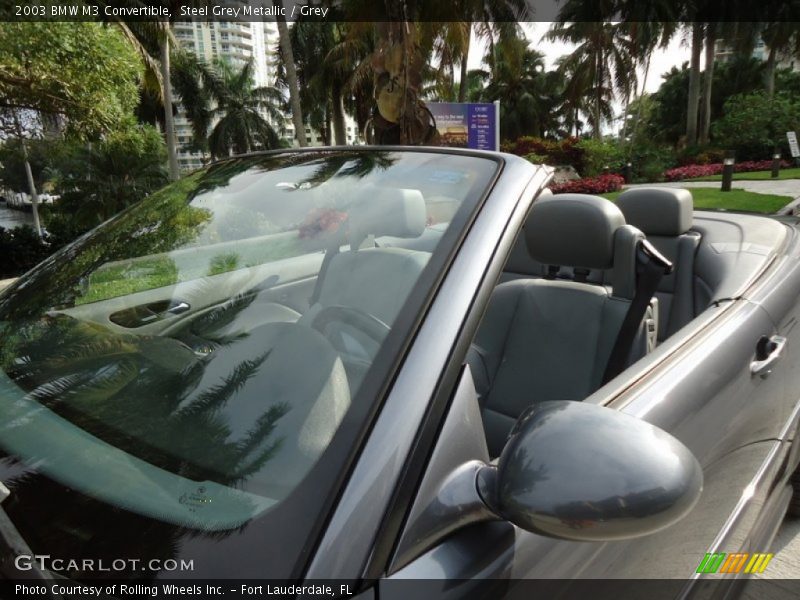 Steel Grey Metallic / Grey 2003 BMW M3 Convertible
