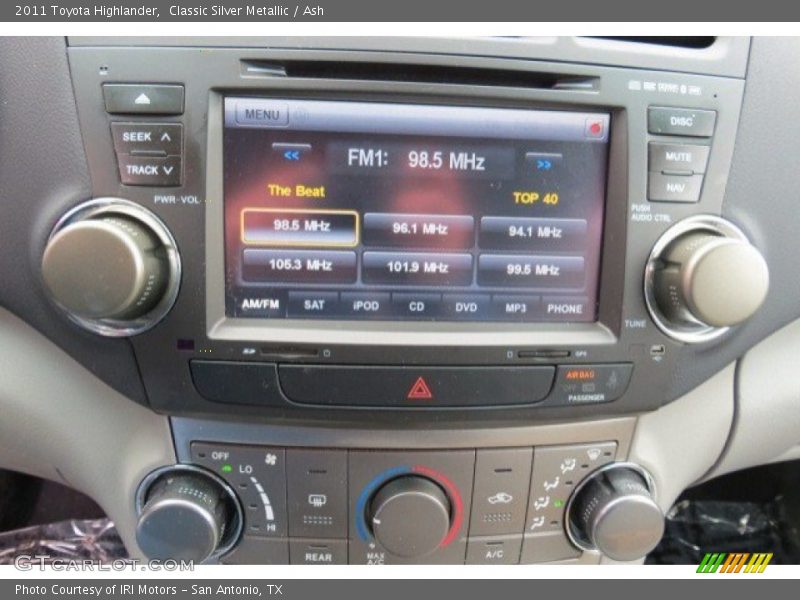 Classic Silver Metallic / Ash 2011 Toyota Highlander
