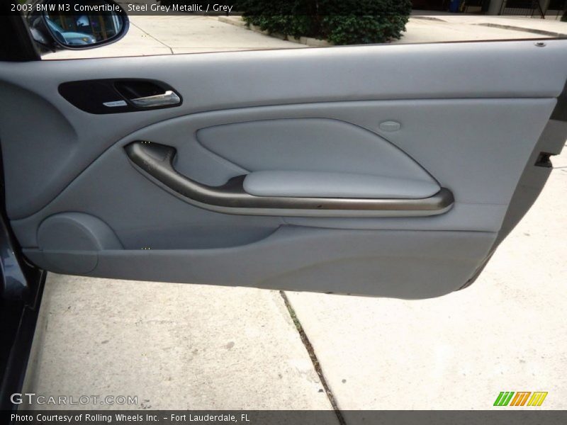 Steel Grey Metallic / Grey 2003 BMW M3 Convertible