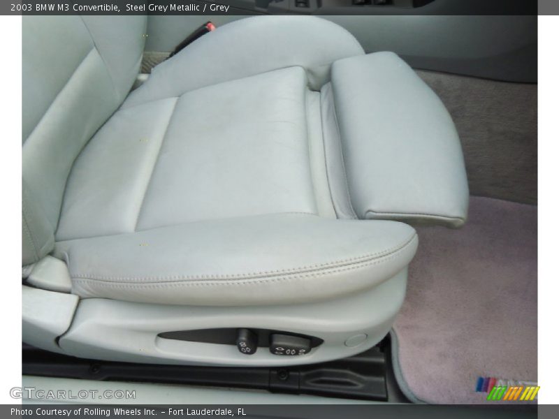 Steel Grey Metallic / Grey 2003 BMW M3 Convertible