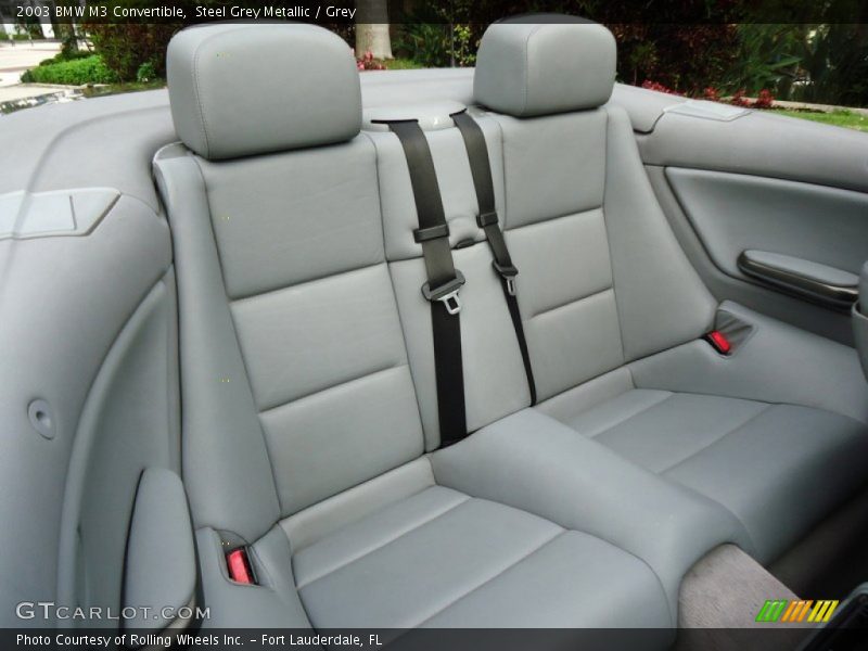 Steel Grey Metallic / Grey 2003 BMW M3 Convertible