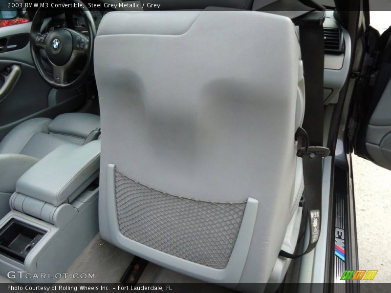 Steel Grey Metallic / Grey 2003 BMW M3 Convertible