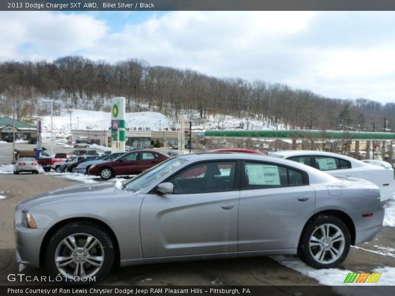 Billet Silver / Black 2013 Dodge Charger SXT AWD