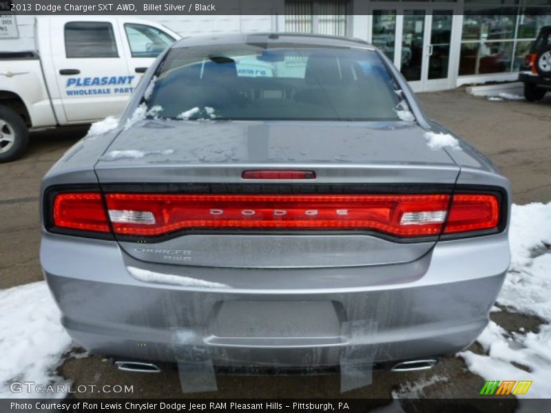 Billet Silver / Black 2013 Dodge Charger SXT AWD