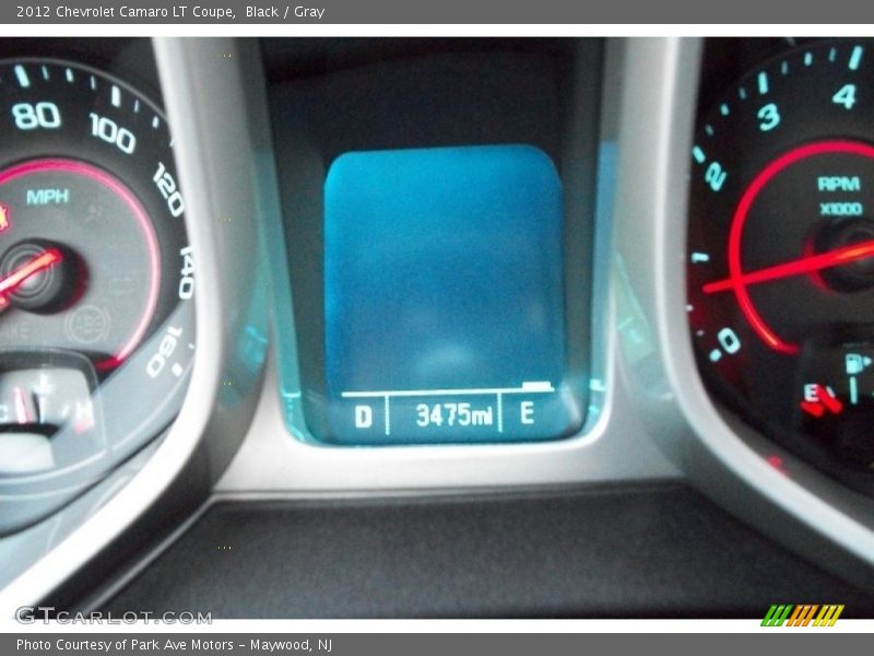 Black / Gray 2012 Chevrolet Camaro LT Coupe