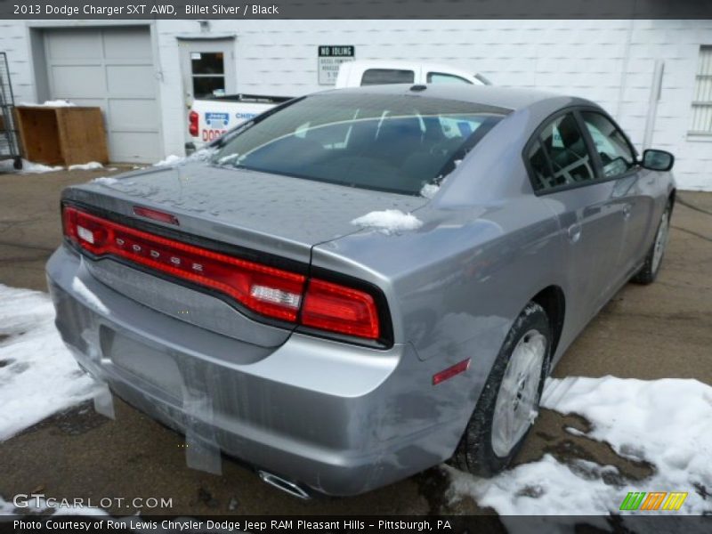Billet Silver / Black 2013 Dodge Charger SXT AWD