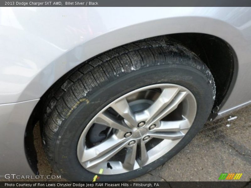 Billet Silver / Black 2013 Dodge Charger SXT AWD