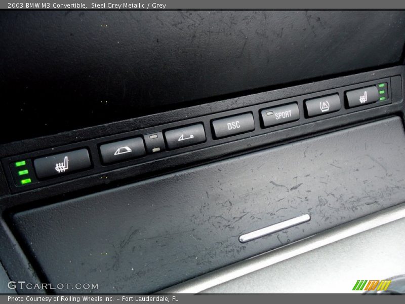 Steel Grey Metallic / Grey 2003 BMW M3 Convertible