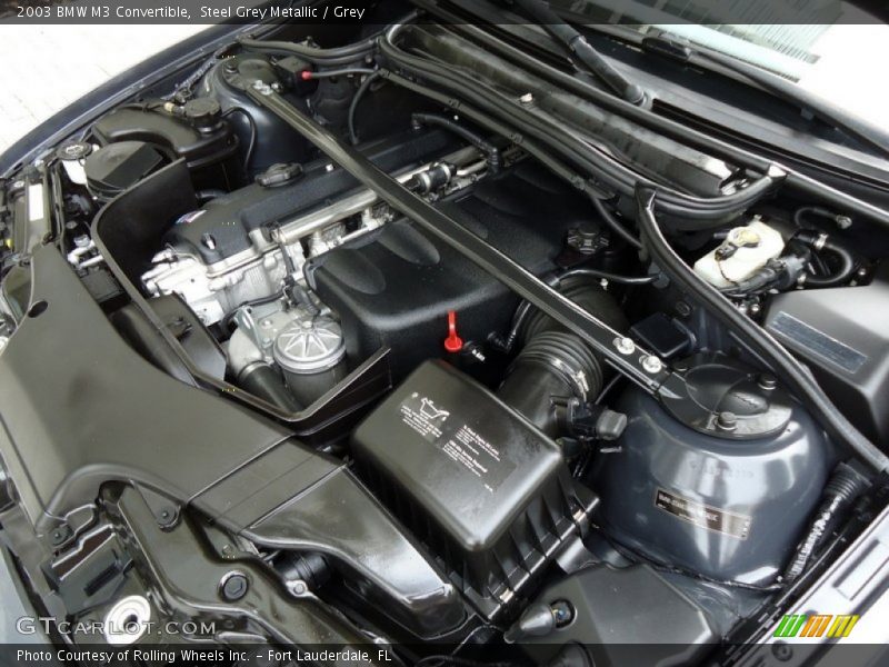 Steel Grey Metallic / Grey 2003 BMW M3 Convertible