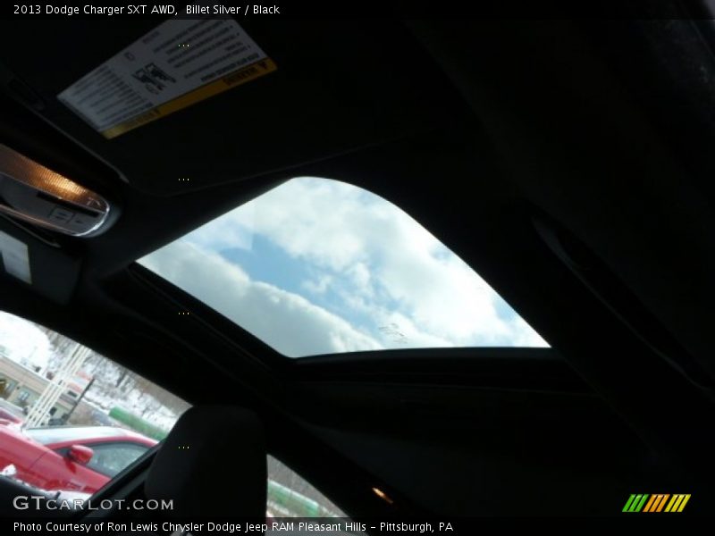 Billet Silver / Black 2013 Dodge Charger SXT AWD