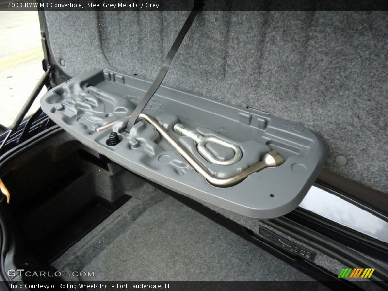Steel Grey Metallic / Grey 2003 BMW M3 Convertible
