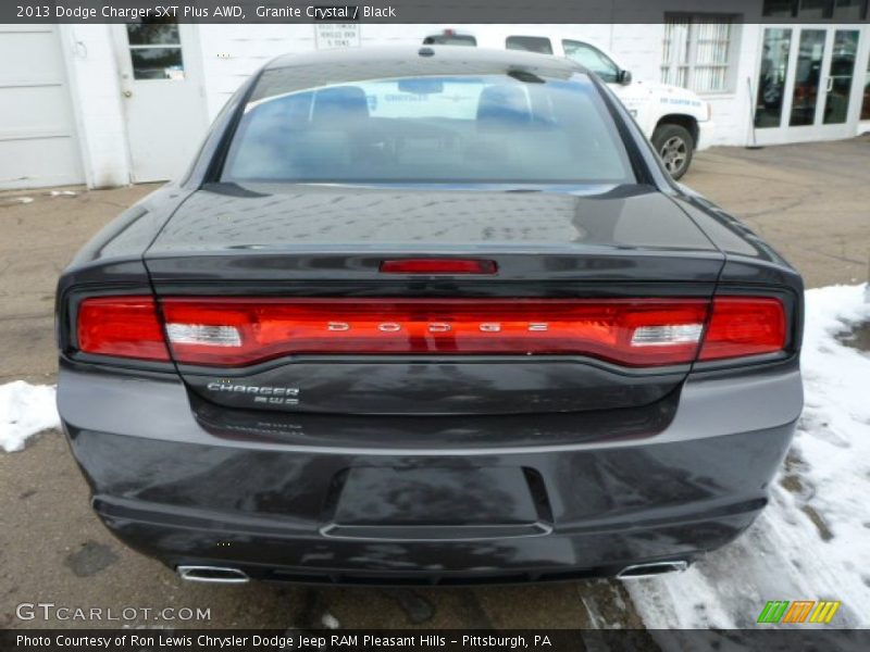 Granite Crystal / Black 2013 Dodge Charger SXT Plus AWD