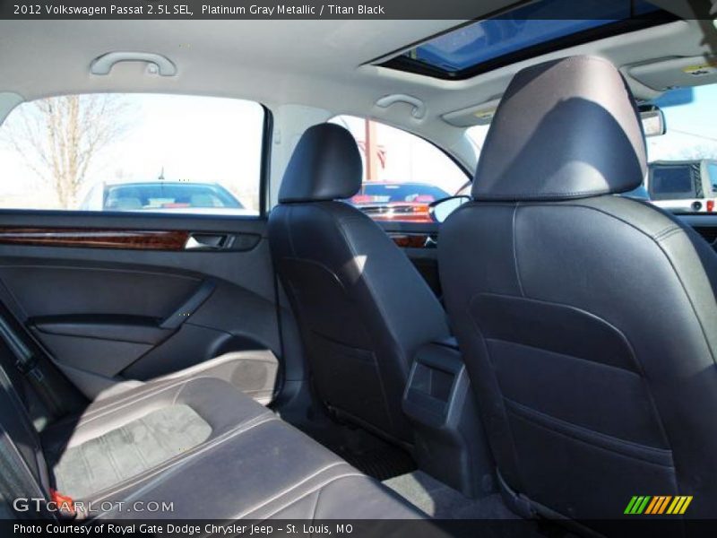 Platinum Gray Metallic / Titan Black 2012 Volkswagen Passat 2.5L SEL
