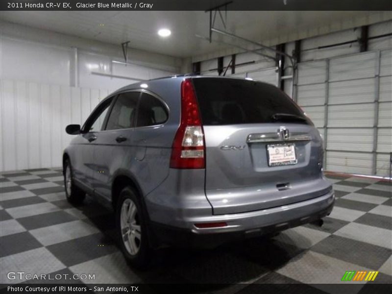 Glacier Blue Metallic / Gray 2011 Honda CR-V EX