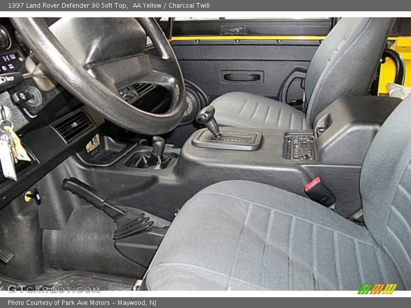  1997 Defender 90 Soft Top Charcoal Twill Interior