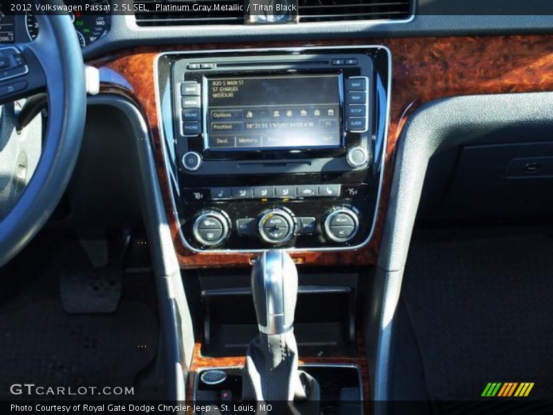 Platinum Gray Metallic / Titan Black 2012 Volkswagen Passat 2.5L SEL