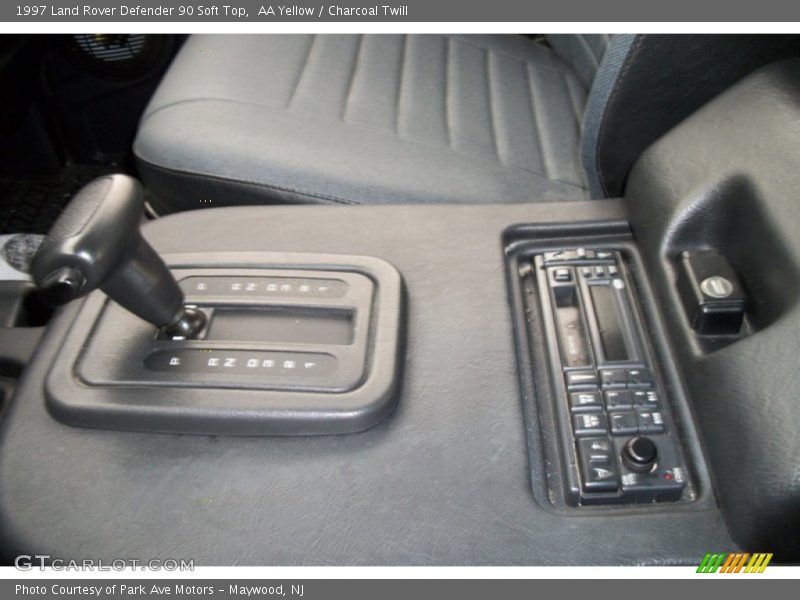 Controls of 1997 Defender 90 Soft Top