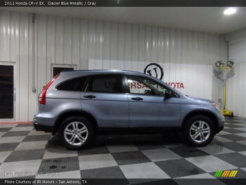 Glacier Blue Metallic / Gray 2011 Honda CR-V EX