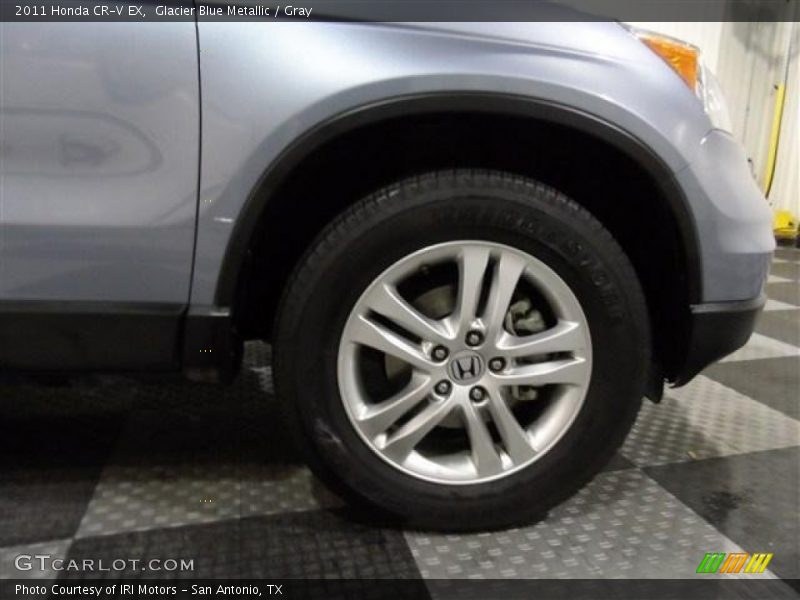 Glacier Blue Metallic / Gray 2011 Honda CR-V EX