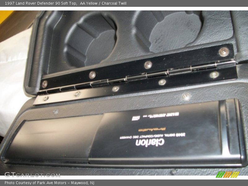 AA Yellow / Charcoal Twill 1997 Land Rover Defender 90 Soft Top