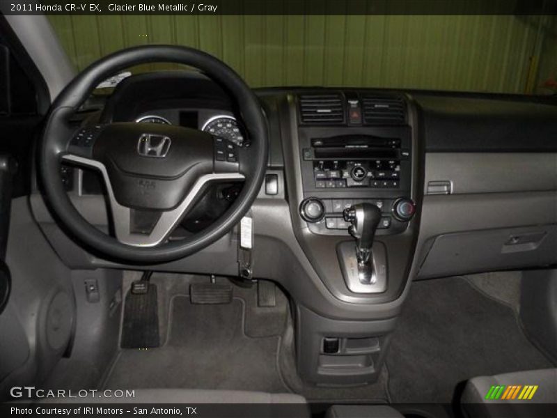 Glacier Blue Metallic / Gray 2011 Honda CR-V EX