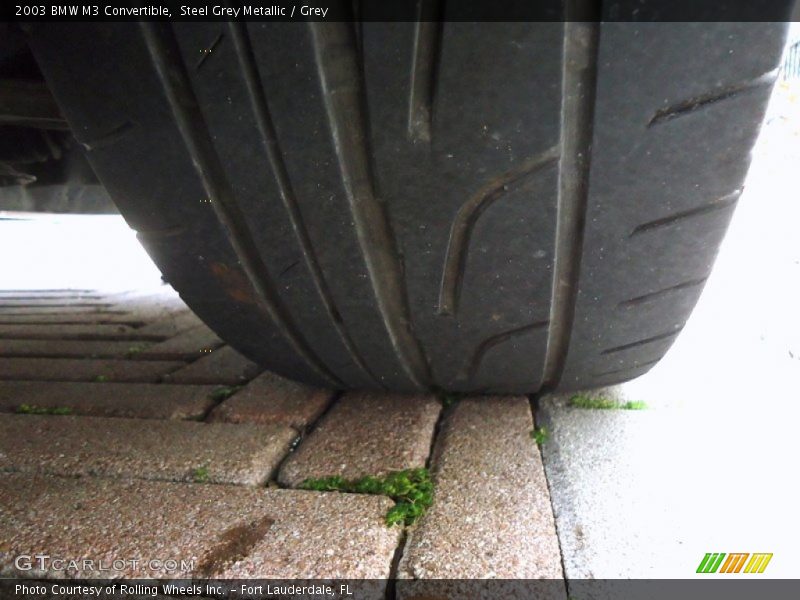 Steel Grey Metallic / Grey 2003 BMW M3 Convertible