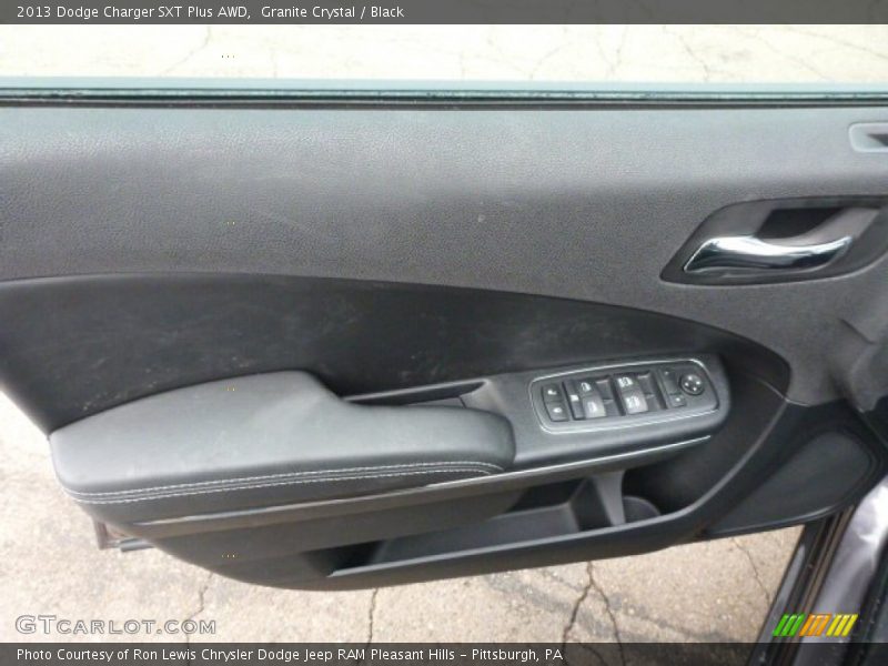Granite Crystal / Black 2013 Dodge Charger SXT Plus AWD