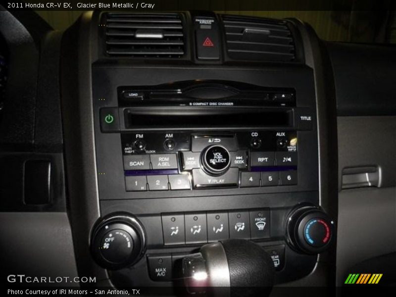 Glacier Blue Metallic / Gray 2011 Honda CR-V EX