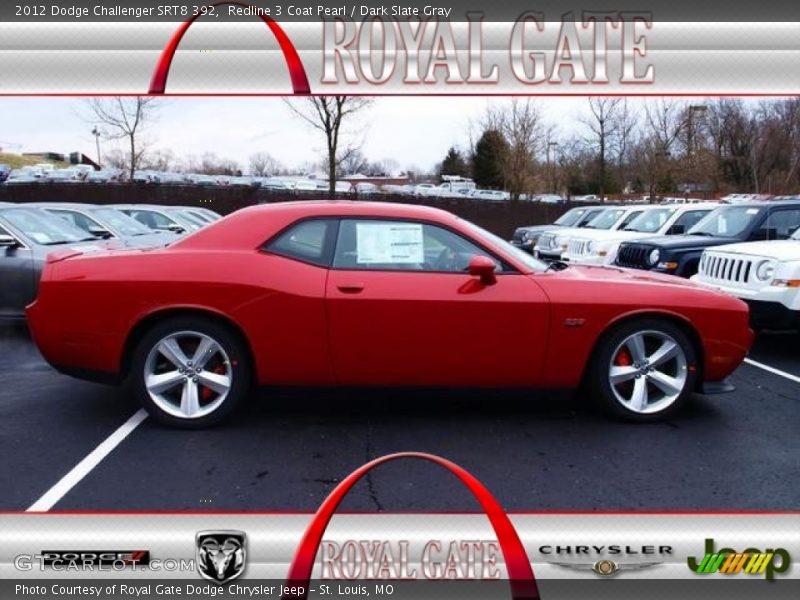 Redline 3 Coat Pearl / Dark Slate Gray 2012 Dodge Challenger SRT8 392