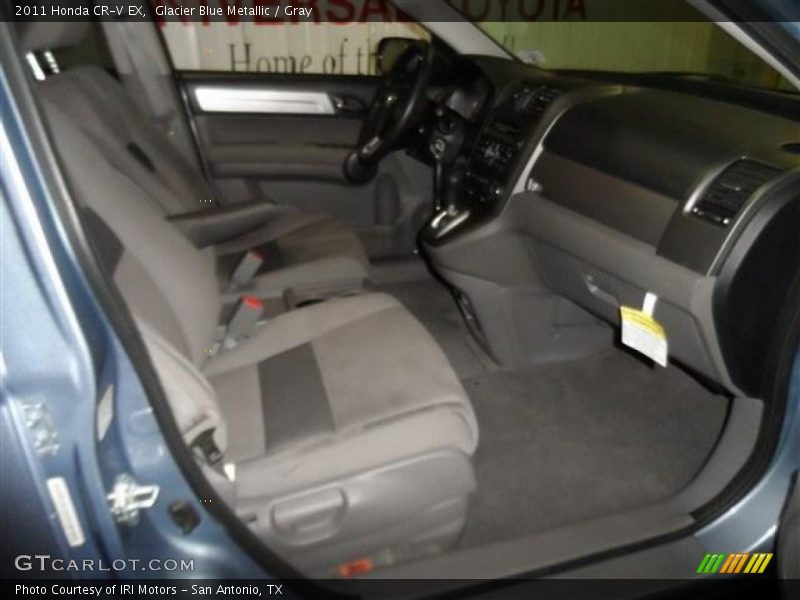 Glacier Blue Metallic / Gray 2011 Honda CR-V EX