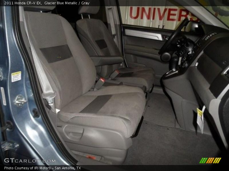 Glacier Blue Metallic / Gray 2011 Honda CR-V EX