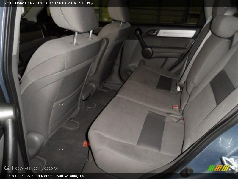 Glacier Blue Metallic / Gray 2011 Honda CR-V EX