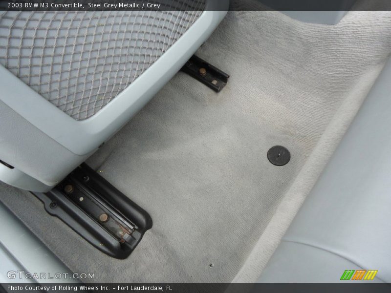 Steel Grey Metallic / Grey 2003 BMW M3 Convertible