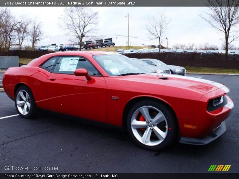 Redline 3 Coat Pearl / Dark Slate Gray 2012 Dodge Challenger SRT8 392