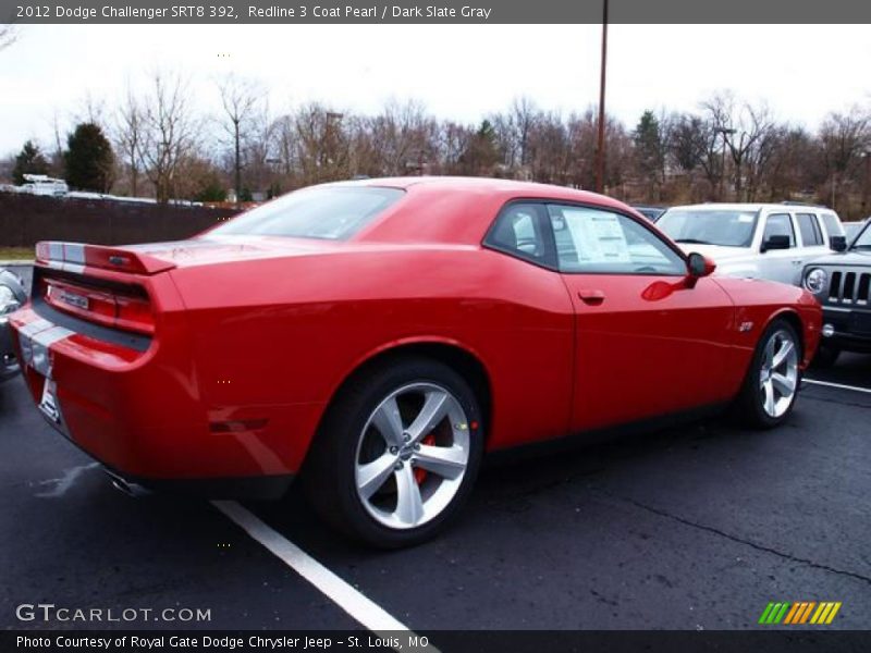 Redline 3 Coat Pearl / Dark Slate Gray 2012 Dodge Challenger SRT8 392