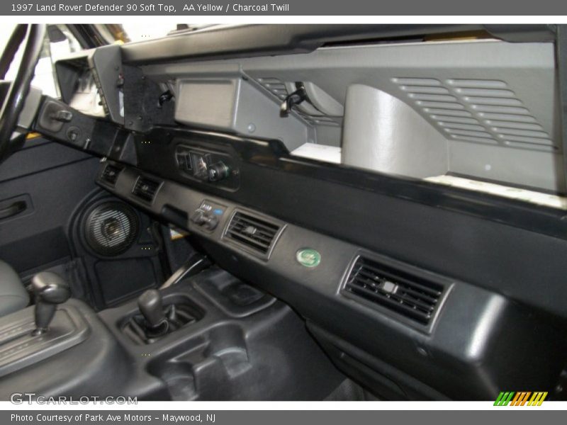 Dashboard of 1997 Defender 90 Soft Top