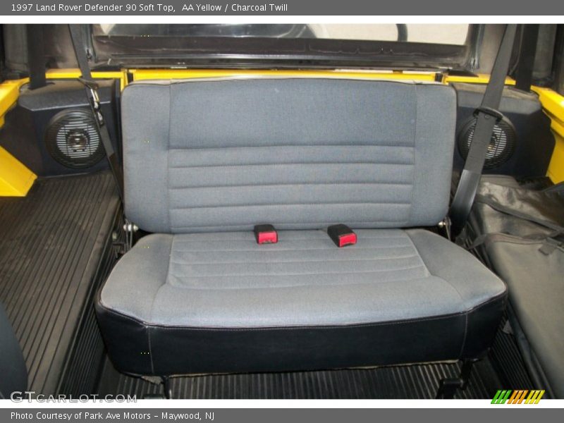 Rear Seat of 1997 Defender 90 Soft Top