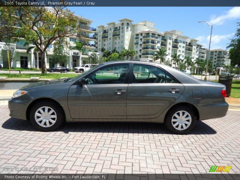 Phantom Gray Pearl / Gray 2005 Toyota Camry LE